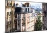 Montmartre Buildings-Philippe Hugonnard-Mounted Giclee Print