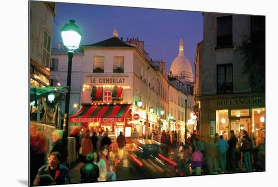 Montmartre Evening-Bob Krist-Mounted Giclee Print