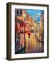 Montmartre Evening-Haixia Liu-Framed Art Print