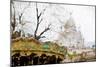 Montmartre - In the Style of Oil Painting-Philippe Hugonnard-Mounted Giclee Print