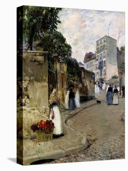 Montmartre, Paris, 1889-Childe Hassam-Stretched Canvas