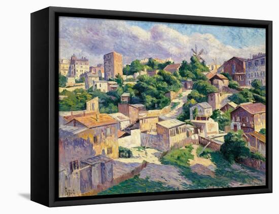 Montmartre, Paris-Maximilien Luce-Framed Stretched Canvas