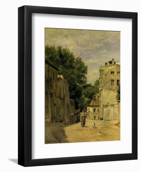 Montmartre, Rue Saint-Vincent-Stanislas Lepine-Framed Art Print