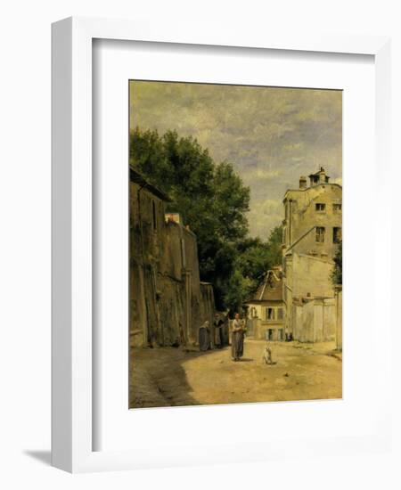 Montmartre, Rue Saint-Vincent-Stanislas Lepine-Framed Art Print