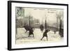 Montmartre, Snowballing-null-Framed Photographic Print