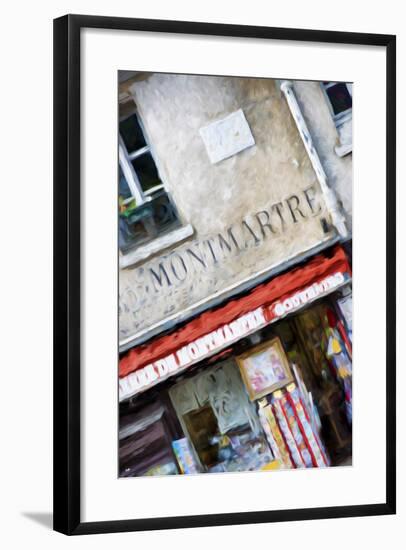 Montmartre Souvenirs - In the Style of Oil Painting-Philippe Hugonnard-Framed Giclee Print