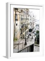 Montmartre Stairs-Philippe Hugonnard-Framed Giclee Print