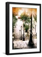 Montmartre Stairway II-Philippe Hugonnard-Framed Giclee Print