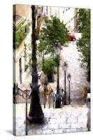 Montmartre Stairway-Philippe Hugonnard-Stretched Canvas