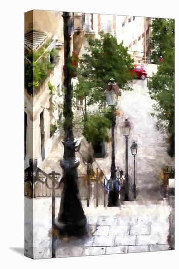 Montmartre Stairway-Philippe Hugonnard-Stretched Canvas