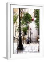 Montmartre Stairway-Philippe Hugonnard-Framed Premium Giclee Print