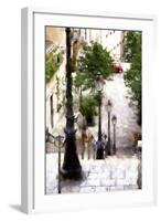 Montmartre Stairway-Philippe Hugonnard-Framed Giclee Print