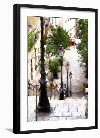 Montmartre Stairway-Philippe Hugonnard-Framed Giclee Print