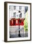 Montmartre Street - In the Style of Oil Painting-Philippe Hugonnard-Framed Giclee Print