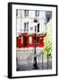 Montmartre Street - In the Style of Oil Painting-Philippe Hugonnard-Framed Giclee Print