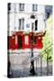 Montmartre Street - In the Style of Oil Painting-Philippe Hugonnard-Stretched Canvas