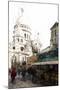 Montmartre Street Scene-Philippe Hugonnard-Mounted Giclee Print