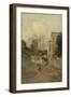 Montmartre, the Rue Cortot, C.1872-76 (Oil on Canvas)-Stanislas Victor Edouard Lepine-Framed Giclee Print