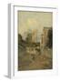 Montmartre, the Rue Cortot, C.1872-76 (Oil on Canvas)-Stanislas Victor Edouard Lepine-Framed Giclee Print