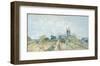 Montmartre: Windmills and Allotments, 1887-Vincent van Gogh-Framed Art Print