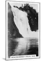 Montmorency Falls, Quebec, Canada, C1920S-null-Mounted Giclee Print