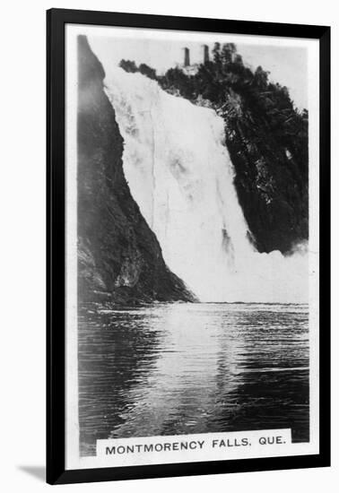 Montmorency Falls, Quebec, Canada, C1920S-null-Framed Giclee Print