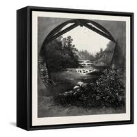 Montmorency River Above Falls, Canada, Nineteenth Century-null-Framed Stretched Canvas