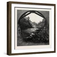 Montmorency River Above Falls, Canada, Nineteenth Century-null-Framed Giclee Print