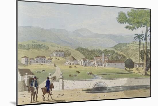 Montpelier Estates, St James, from 'A Picturesque Tour of the Island of Jamaica'-James Hakewill-Mounted Giclee Print