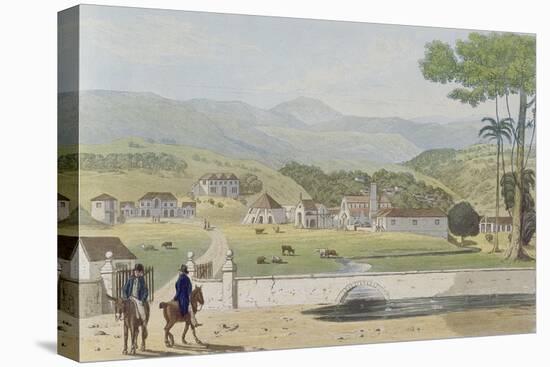 Montpelier Estates, St James, from 'A Picturesque Tour of the Island of Jamaica'-James Hakewill-Stretched Canvas