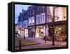 Montpellier Parade at Dusk, Harrogate, North Yorkshire, Yorkshire, England, United Kingdom, Europe-Mark Sunderland-Framed Stretched Canvas