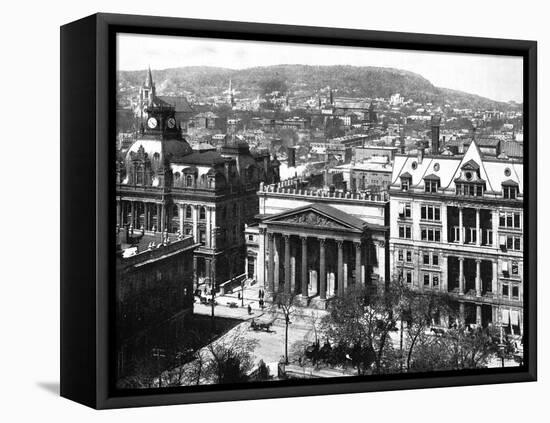 Montreal and Mount Royal, Canada, 1893-John L Stoddard-Framed Stretched Canvas
