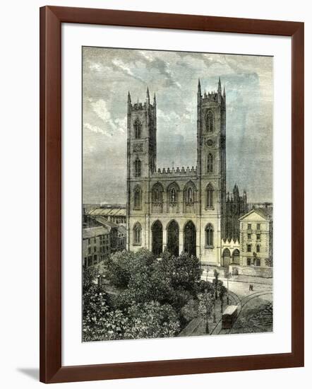 Montreal Canada 19th Century-null-Framed Giclee Print