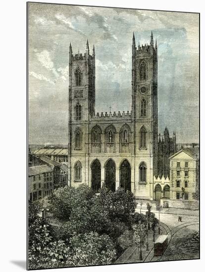 Montreal Canada 19th Century-null-Mounted Giclee Print