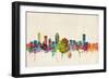 Montreal Canada Skyline-Michael Tompsett-Framed Art Print