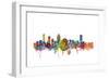 Montreal Canada Skyline-Michael Tompsett-Framed Premium Giclee Print