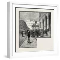 Montreal, Entrance to Notre Dame, Canada, Nineteenth Century-null-Framed Giclee Print