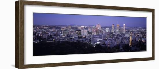 Montreal from Mt. Royal Park, Quebec, Canada-Walter Bibikow-Framed Photographic Print