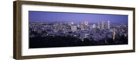 Montreal from Mt. Royal Park, Quebec, Canada-Walter Bibikow-Framed Photographic Print