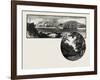 Montreal from St. Helen's Island (Top), the Island Park (Bottom), Canada, Nineteenth Century-null-Framed Giclee Print