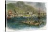 Montreal from the St Lawrence River, Quebec, Canada, C1880-null-Stretched Canvas