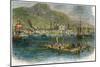 Montreal from the St Lawrence River, Quebec, Canada, C1880-null-Mounted Giclee Print