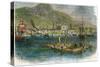 Montreal from the St Lawrence River, Quebec, Canada, C1880-null-Stretched Canvas