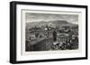 Montreal, from the Towers of Notre Dame, Overlooking the Place D'Armes, Canada, Nineteenth Century-null-Framed Giclee Print