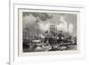 Montreal Harbour, Canada, Nineteenth Century-null-Framed Giclee Print