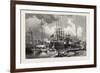 Montreal Harbour, Canada, Nineteenth Century-null-Framed Giclee Print