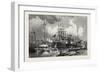 Montreal Harbour, Canada, Nineteenth Century-null-Framed Giclee Print