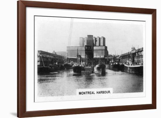 Montreal Harbour, Quebec, Canada, C1920S-null-Framed Giclee Print