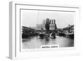 Montreal Harbour, Quebec, Canada, C1920S-null-Framed Giclee Print