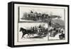 Montreal, Market Scenes in Jacques Cartier Square, Canada, Nineteenth Century-null-Framed Stretched Canvas